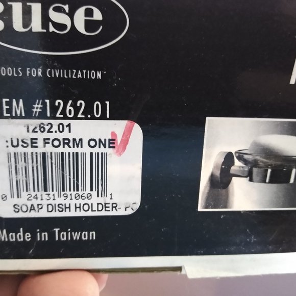 :USE 1262.01 Soap Dish Chrome - Picture 9 of 9